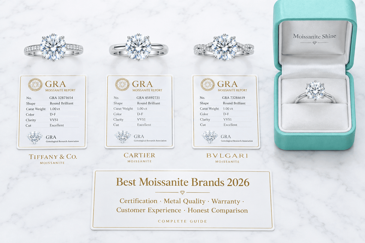Best Moissanite Brands for Bridal Jewelry in 2026: A Bride’s Honest Comparison - Moissanite Shine