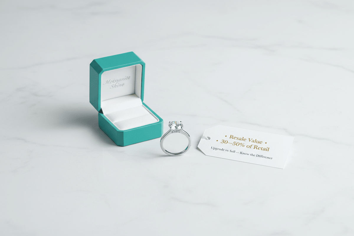 Can I Sell My Moissanite Ring? The Honest Guide to Resale - Moissanite Shine