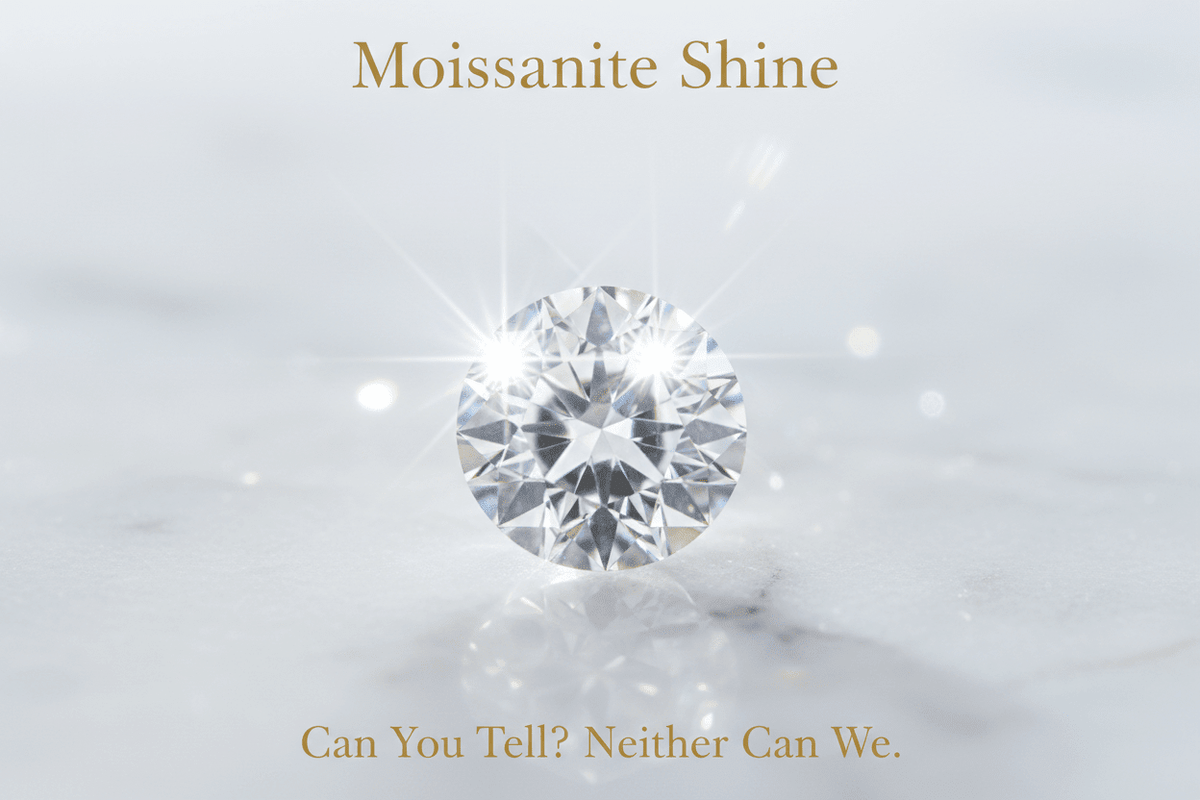 Can You Tell Moissanite from Diamond with the Naked Eye? The Honest Answer - Moissanite Shine