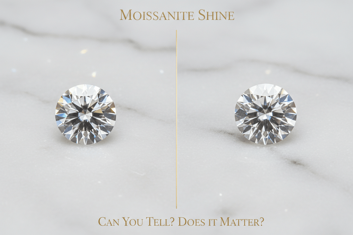 Can You Tell the Difference Between Moissanite and Diamond? The Honest Answer - Moissanite Shine