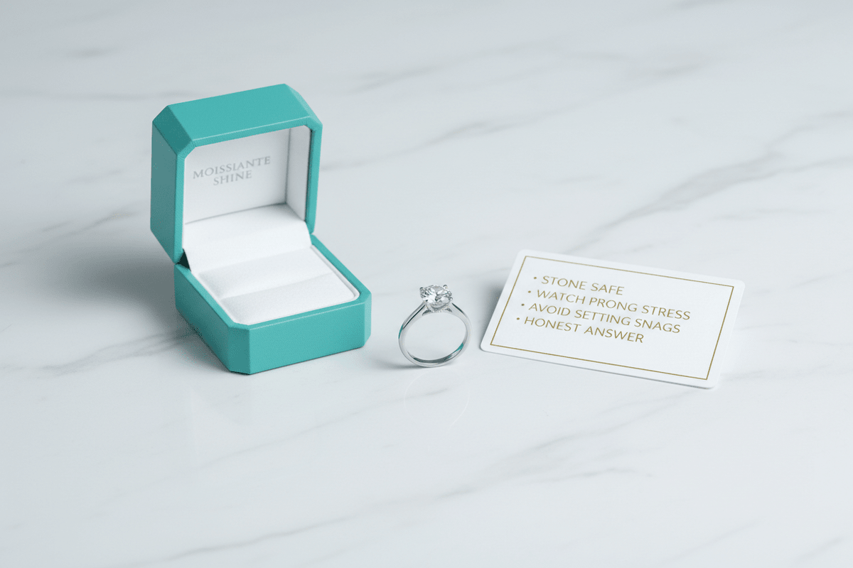 Can You Wear Moissanite While Sleeping? The Honest Answer - Moissanite Shine