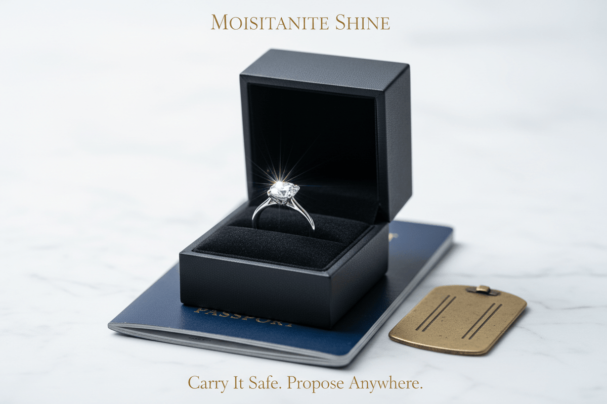 Destination Proposals: How to Travel With an Engagement Ring Without Losing It - Moissanite Shine