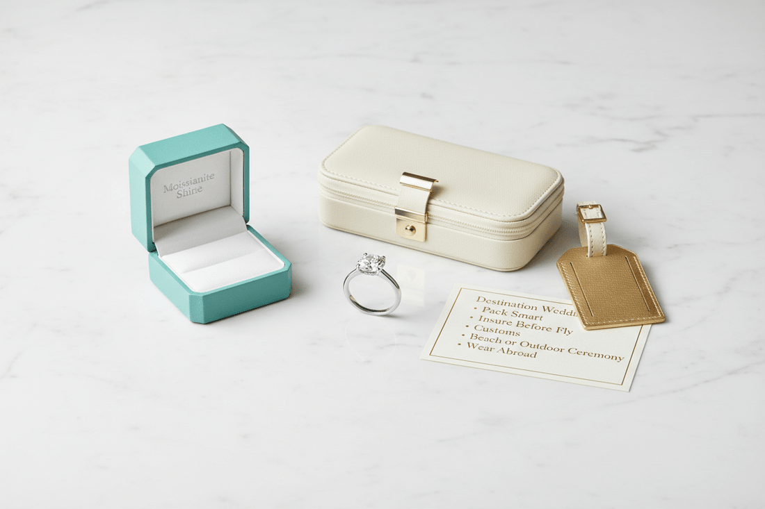 Destination Wedding Jewelry: What to Pack, Insure, and Wear Abroad - Moissanite Shine