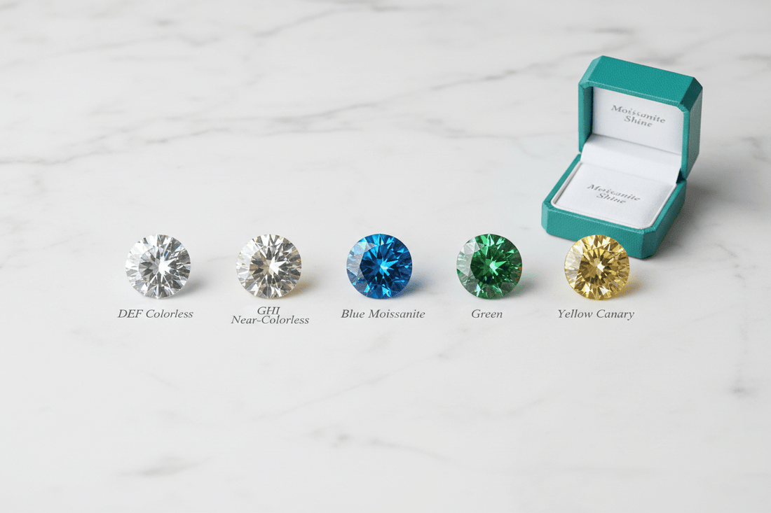 Does Moissanite Come in Natural Colors? The Truth About Color in Silicon Carbide - Moissanite Shine