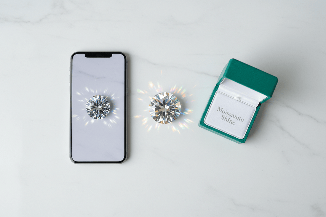 Does Moissanite Look Different in Photos vs Real Life? - Moissanite Shine