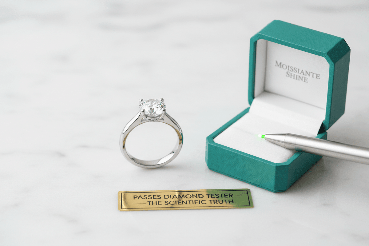 Does Moissanite Pass a Diamond Tester? The Scientific Truth - Moissanite Shine
