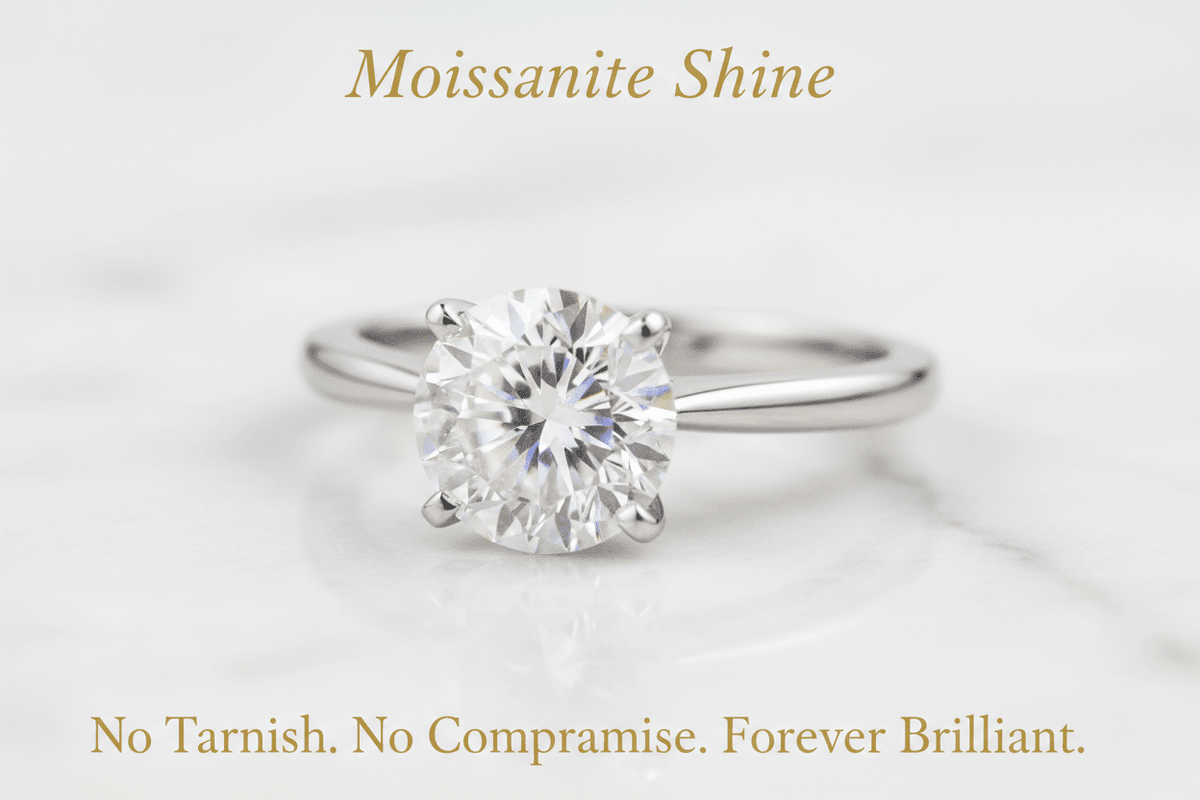 Does Moissanite Tarnish? What Actually Happens to Your Ring Over Time - Moissanite Shine