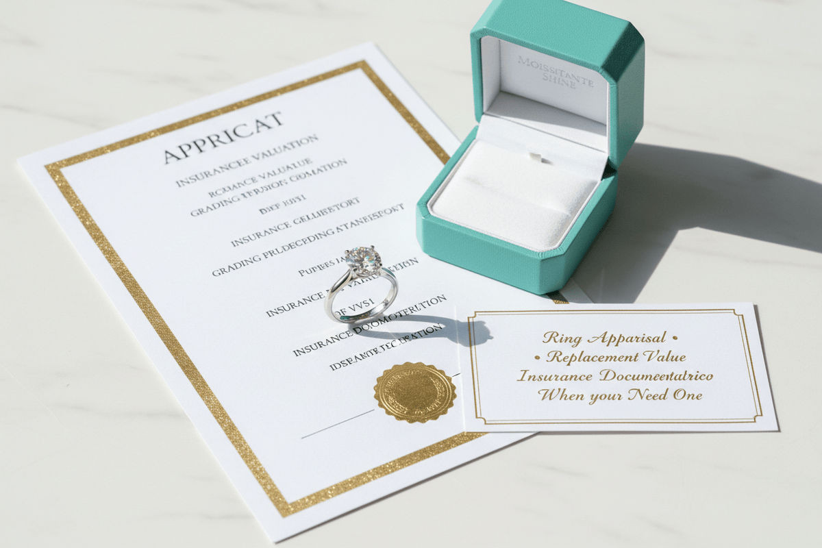Engagement Ring Appraisal: What It Is and Why You Need One - Moissanite Shine