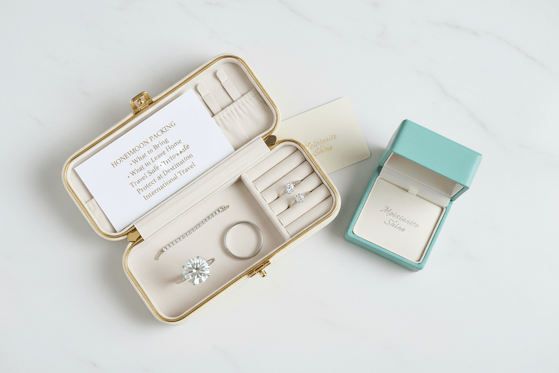 Honeymoon Jewelry Packing List: What to Bring and How to Protect It - Moissanite Shine