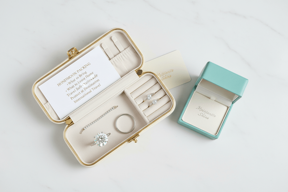 Honeymoon Jewelry Packing List: What to Bring and How to Protect It - Moissanite Shine
