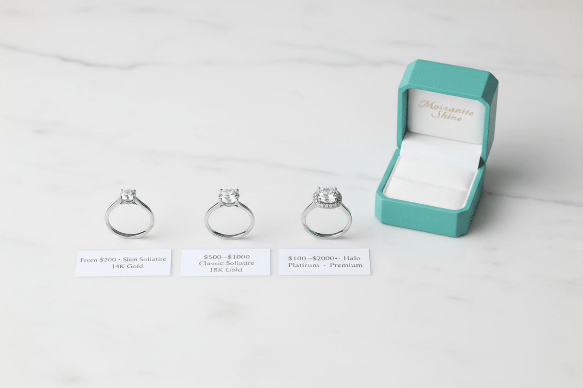 How Much Should I Spend on a Moissanite Engagement Ring? The Honest Budget Guide - Moissanite Shine