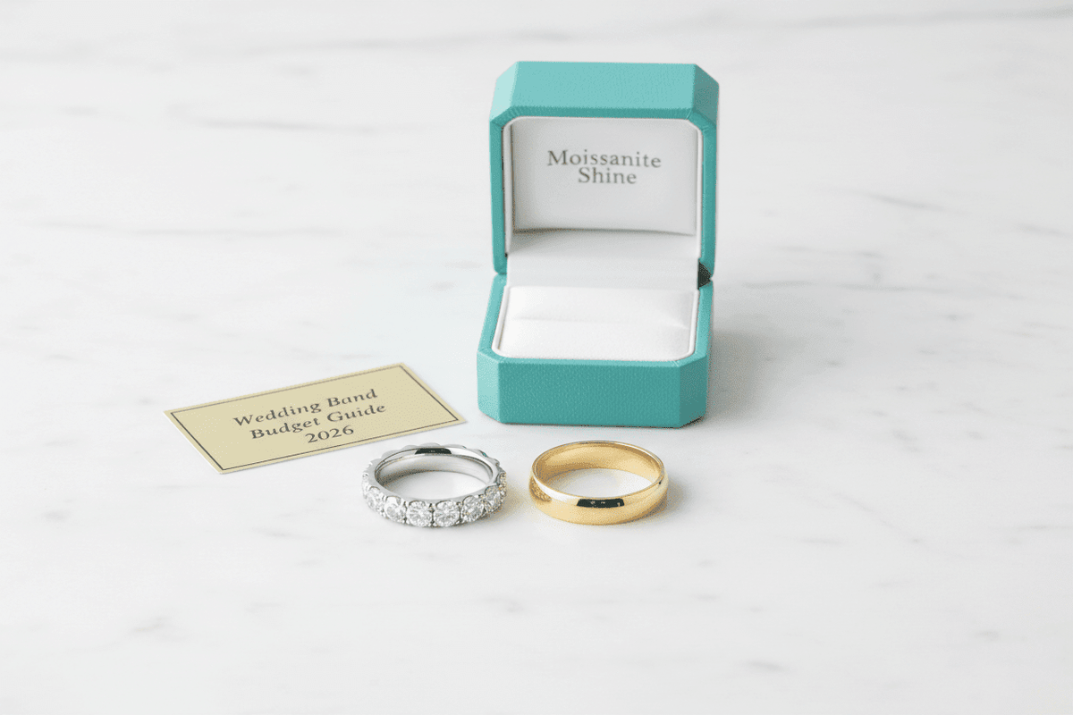 How Much Should You Spend on a Wedding Band? The Honest Answer for 2026 - Moissanite Shine