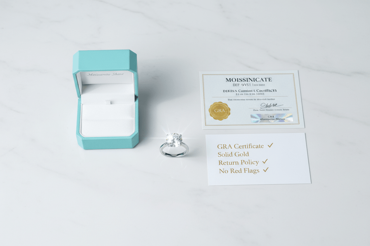 How to Buy Moissanite Online: The Complete Safety Guide - Moissanite Shine