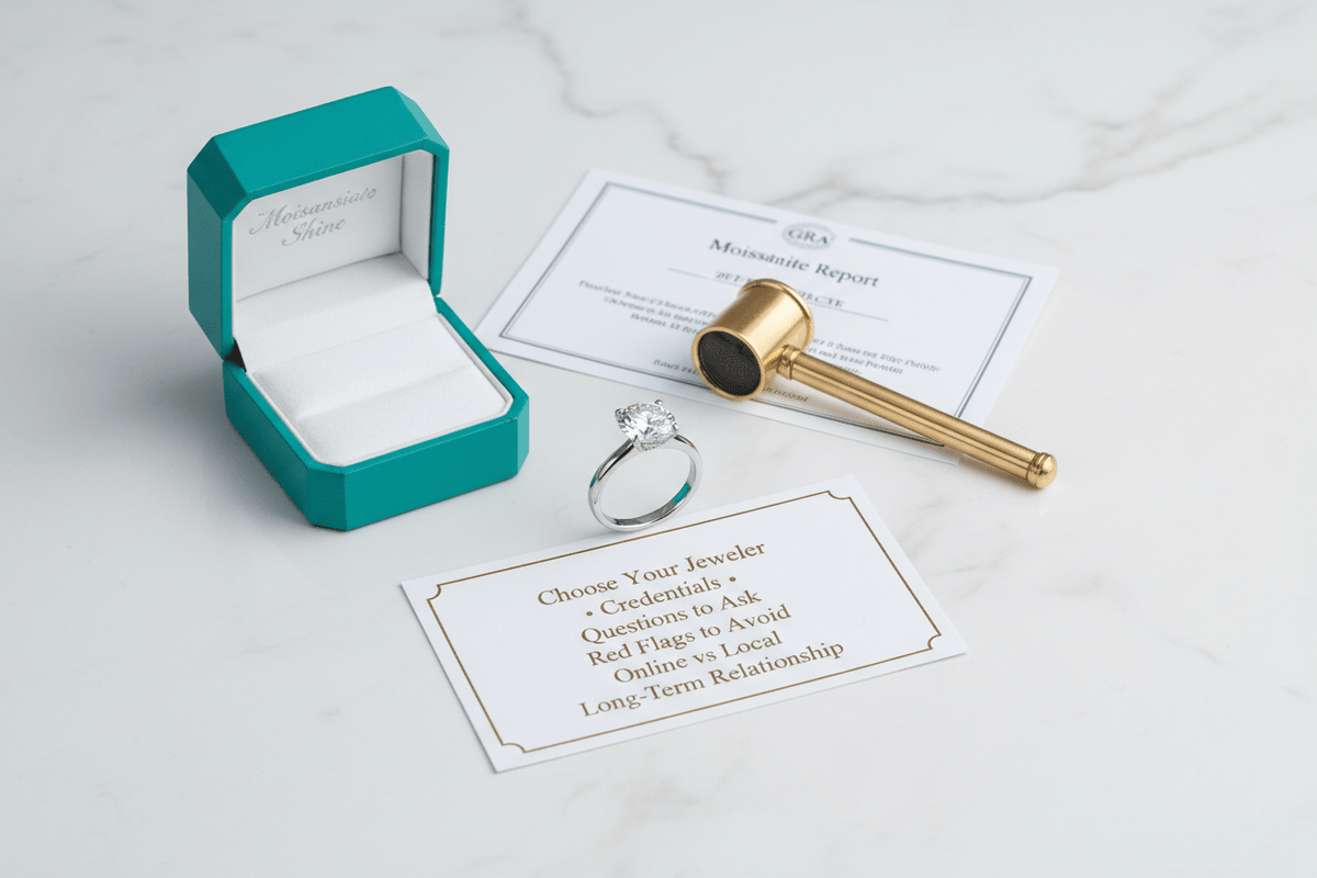 How to Choose a Wedding Jeweler: What to Look for and What to Avoid - Moissanite Shine