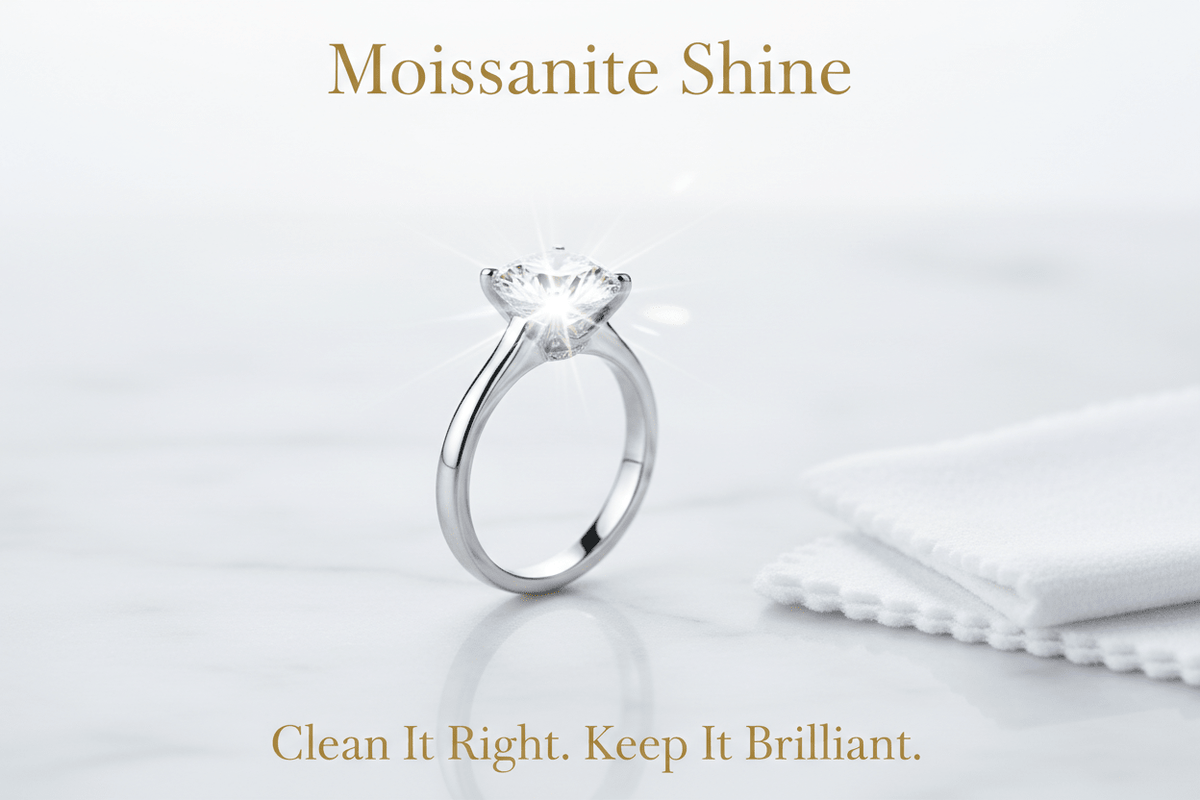 How to Clean a Moissanite Ring at Home: A Step-by-Step Guide - Moissanite Shine
