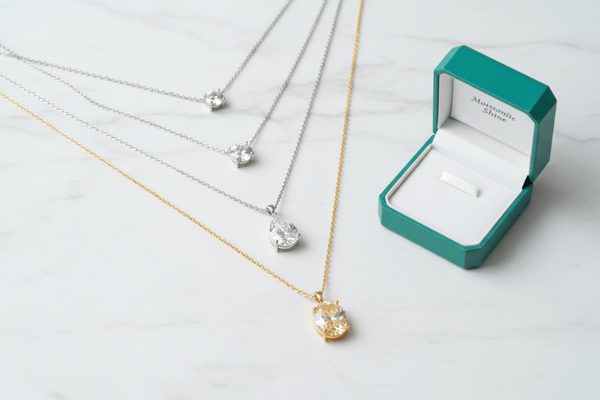 How to Layer Moissanite Necklaces: The Complete Guide - Moissanite Shine