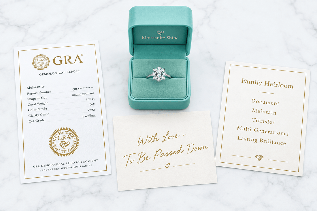 How to Pass Down Moissanite Jewelry as a Family Heirloom - Moissanite Shine