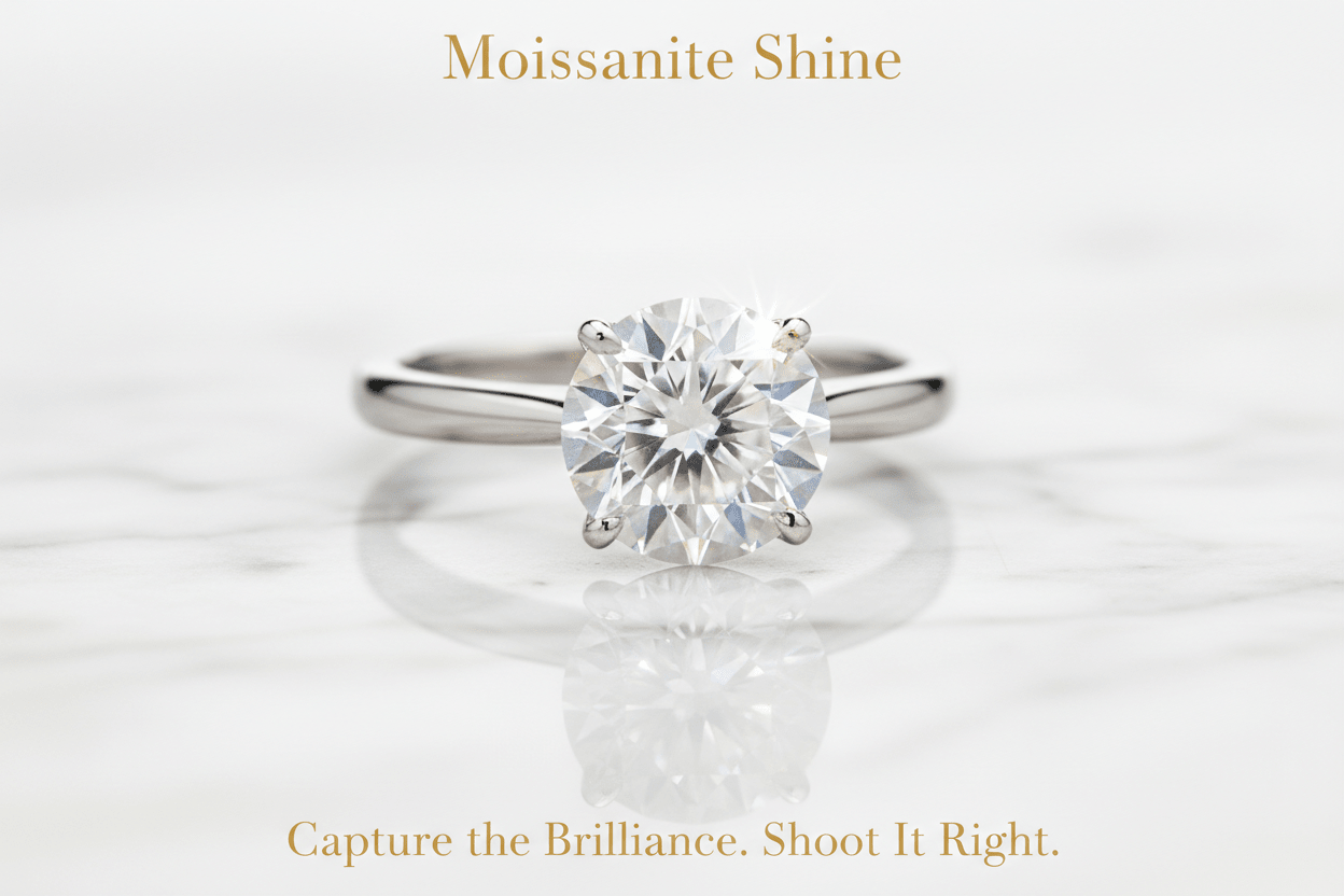 How to Photograph Moissanite Jewelry: The Complete Guide - Moissanite Shine