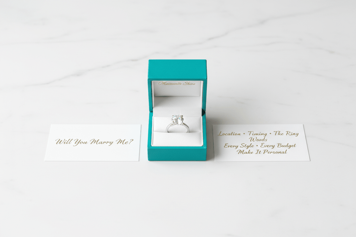 How to Propose: A Complete Guide for Every Style and Budget - Moissanite Shine