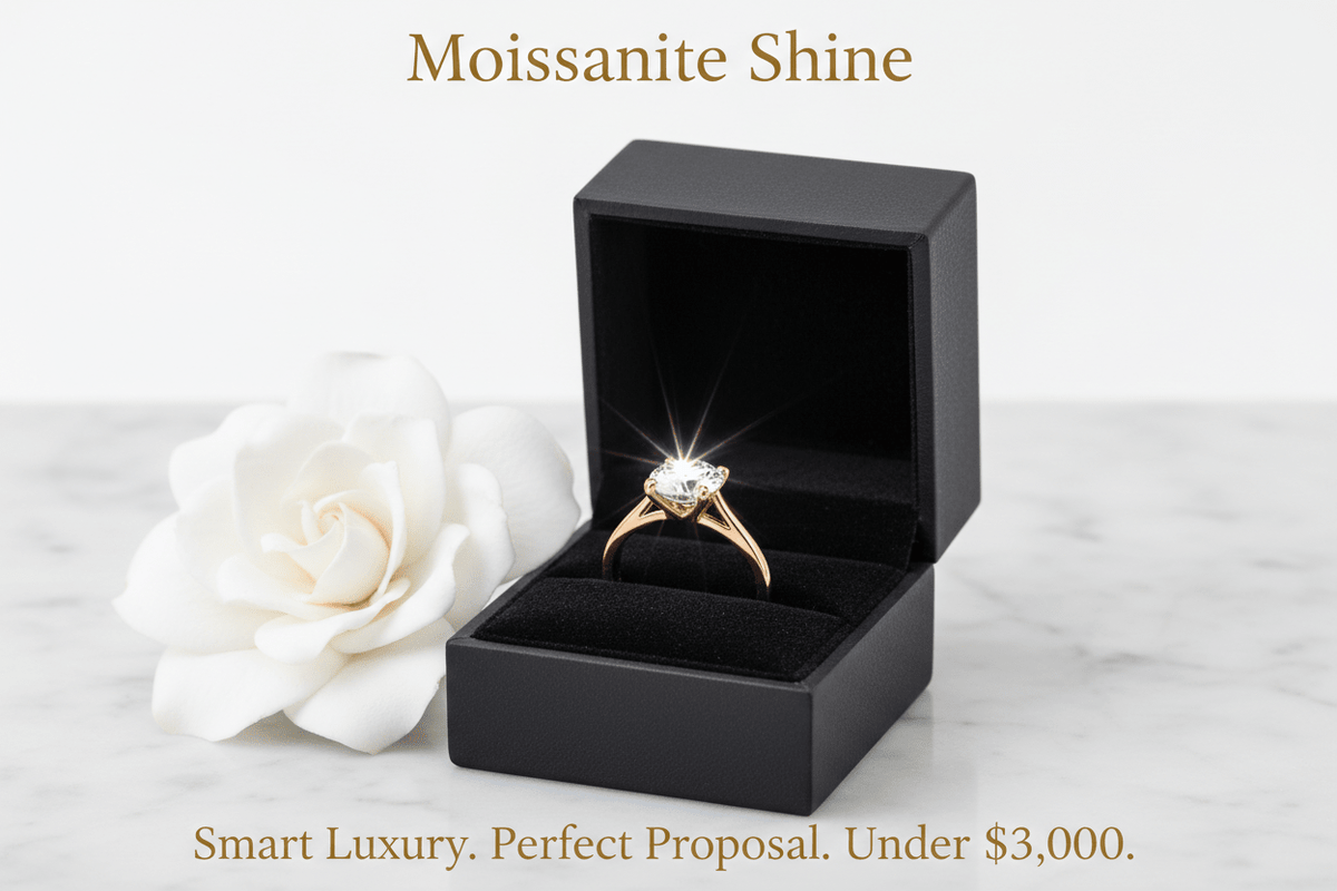 How to Propose on a Budget Under $3,000: The Complete Smart Luxury Guide - Moissanite Shine