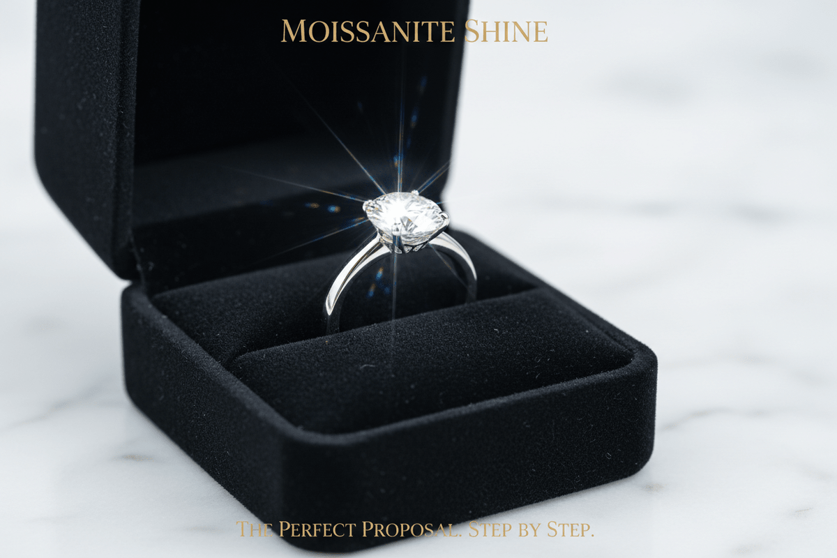 How to Propose with a Moissanite Ring: A Step-by-Step Guide - Moissanite Shine