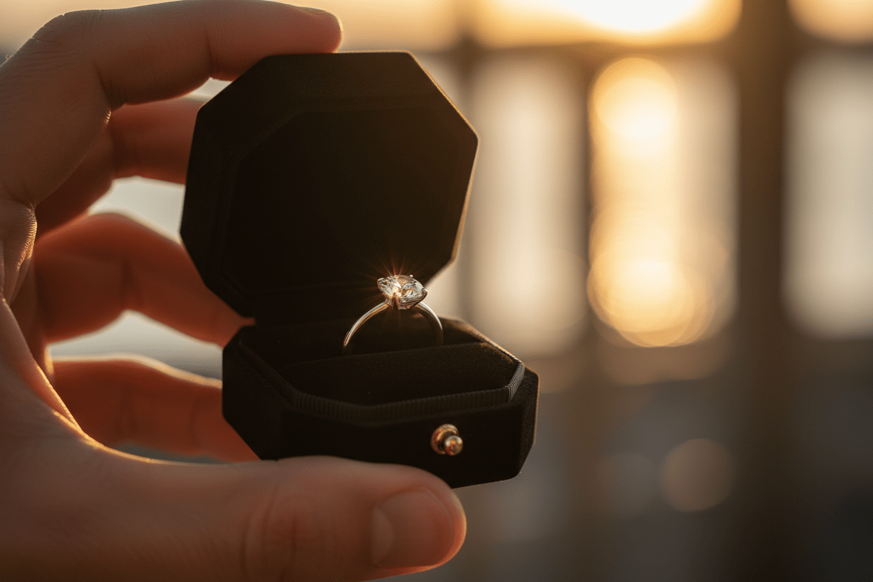 How to Propose With a Moissanite Ring: The Complete American Proposal Guide - Moissanite Shine