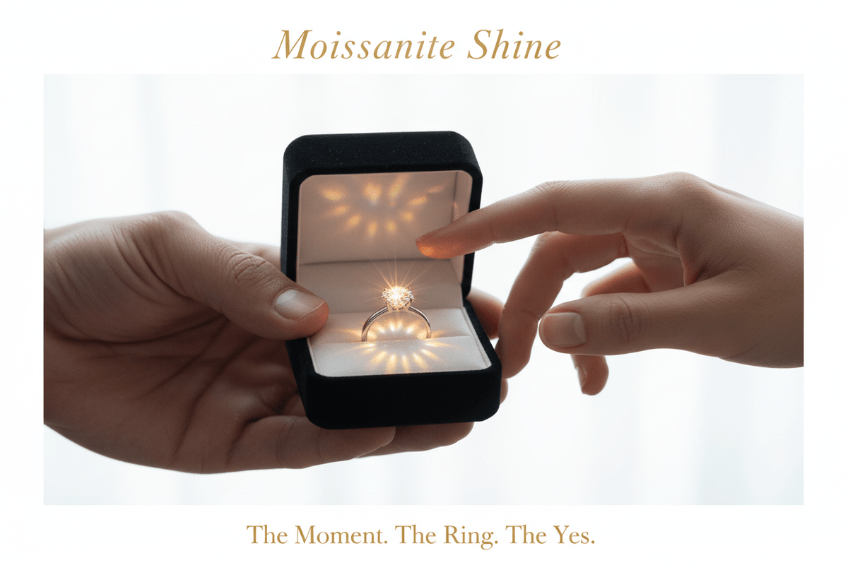 How to Propose With a Moissanite Ring: The Complete Proposal Guide - Moissanite Shine