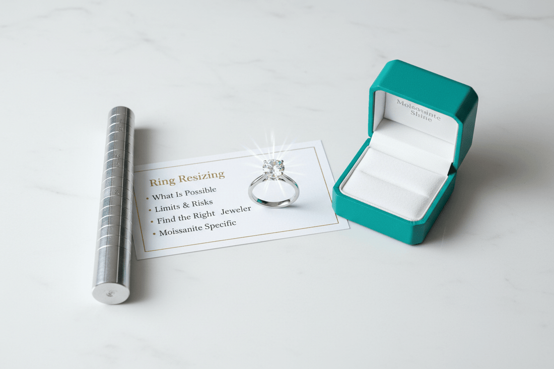 How to Resize a Moissanite Ring: What’s Possible and What to Know - Moissanite Shine