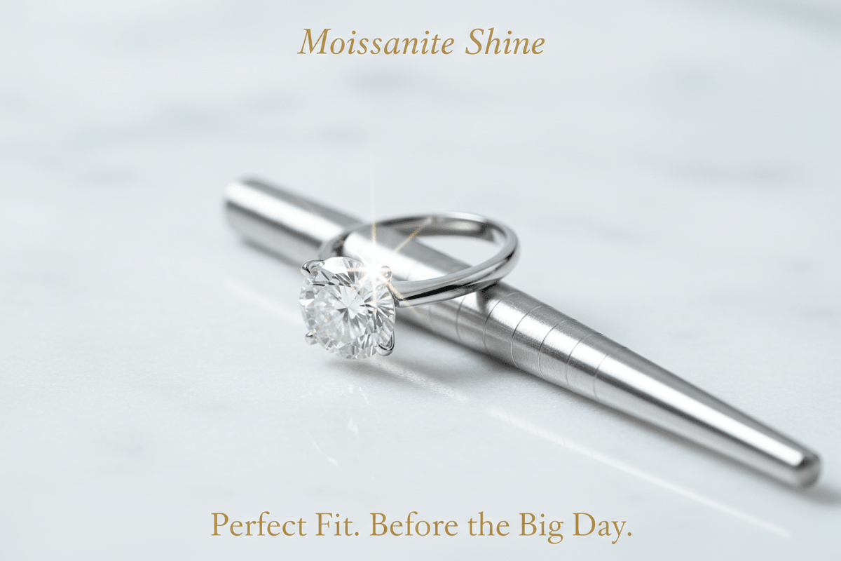 How to Resize Your Engagement Ring Before the Wedding: Timing, Cost, and What to Expect - Moissanite Shine