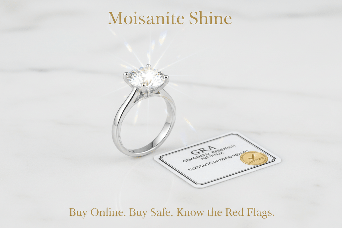 Is It Safe to Buy Moissanite Online? Red Flags to Avoid - Moissanite Shine