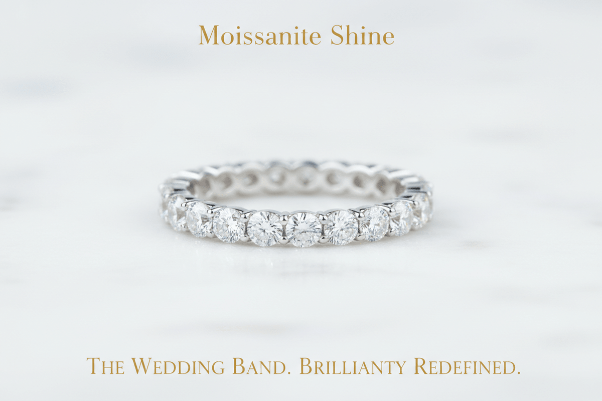 Is Moissanite Good for a Wedding Band? An Honest Guide - Moissanite Shine