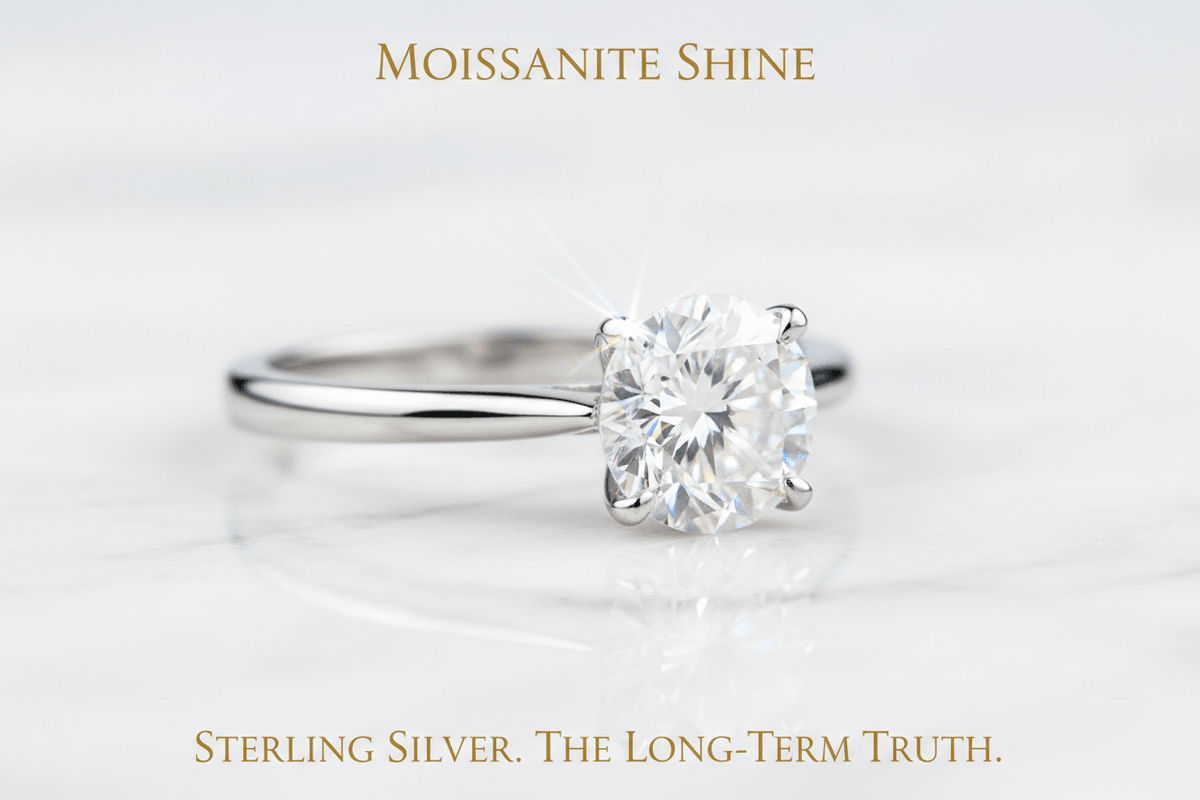 Is Sterling Silver Good for Moissanite Rings Long-Term? The Complete Answer - Moissanite Shine