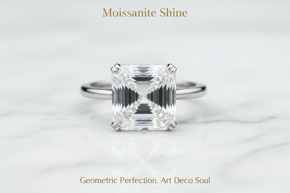 Moissanite Asscher Cut: The Complete Guide - Moissanite Shine