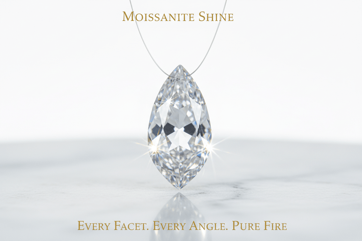 Moissanite Briolette Cut: The Complete Guide to a Rare and Stunning Shape - Moissanite Shine