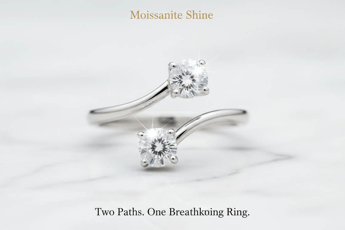 Moissanite Bypass Ring: The Complete Guide to a Sculptural Classic - Moissanite Shine