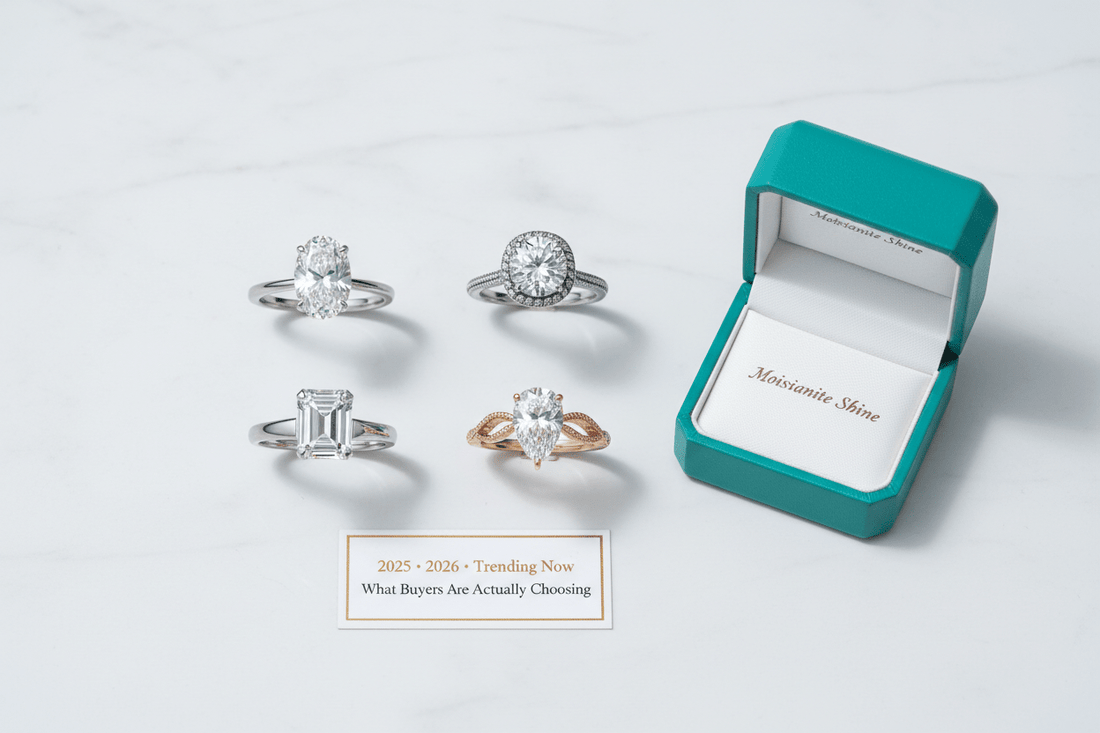 Moissanite Engagement Ring Trends for 2026 and 2027 - Moissanite Shine
