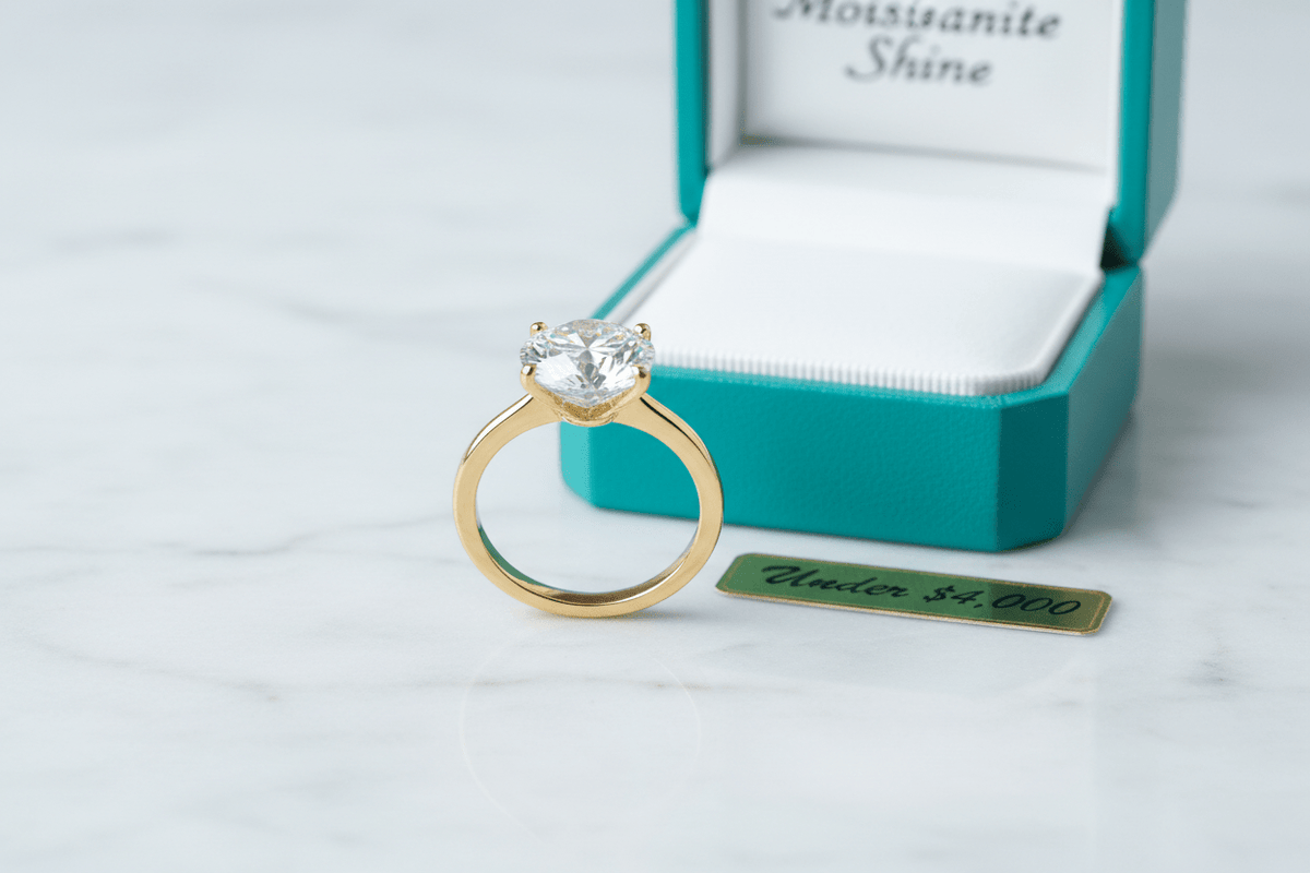 Moissanite Engagement Ring Under $4,000: The Complete Guide - Moissanite Shine