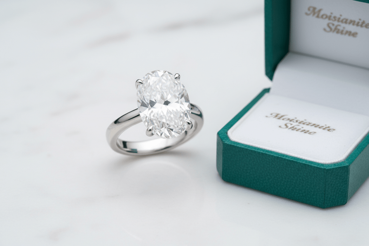 Moissanite Engagement Rings in Indiana: The Complete Buying Guide - Moissanite Shine