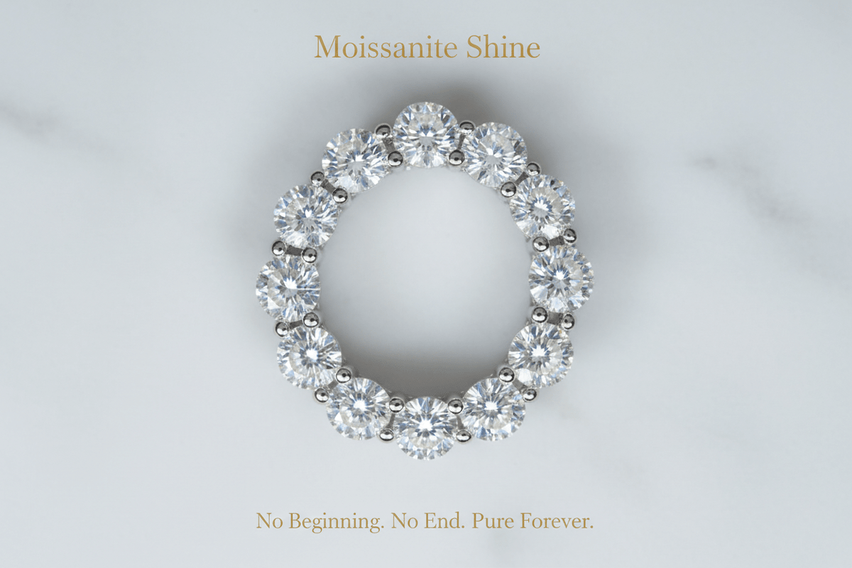 Moissanite Eternity Ring: The Complete Buying Guide 2026 - Moissanite Shine
