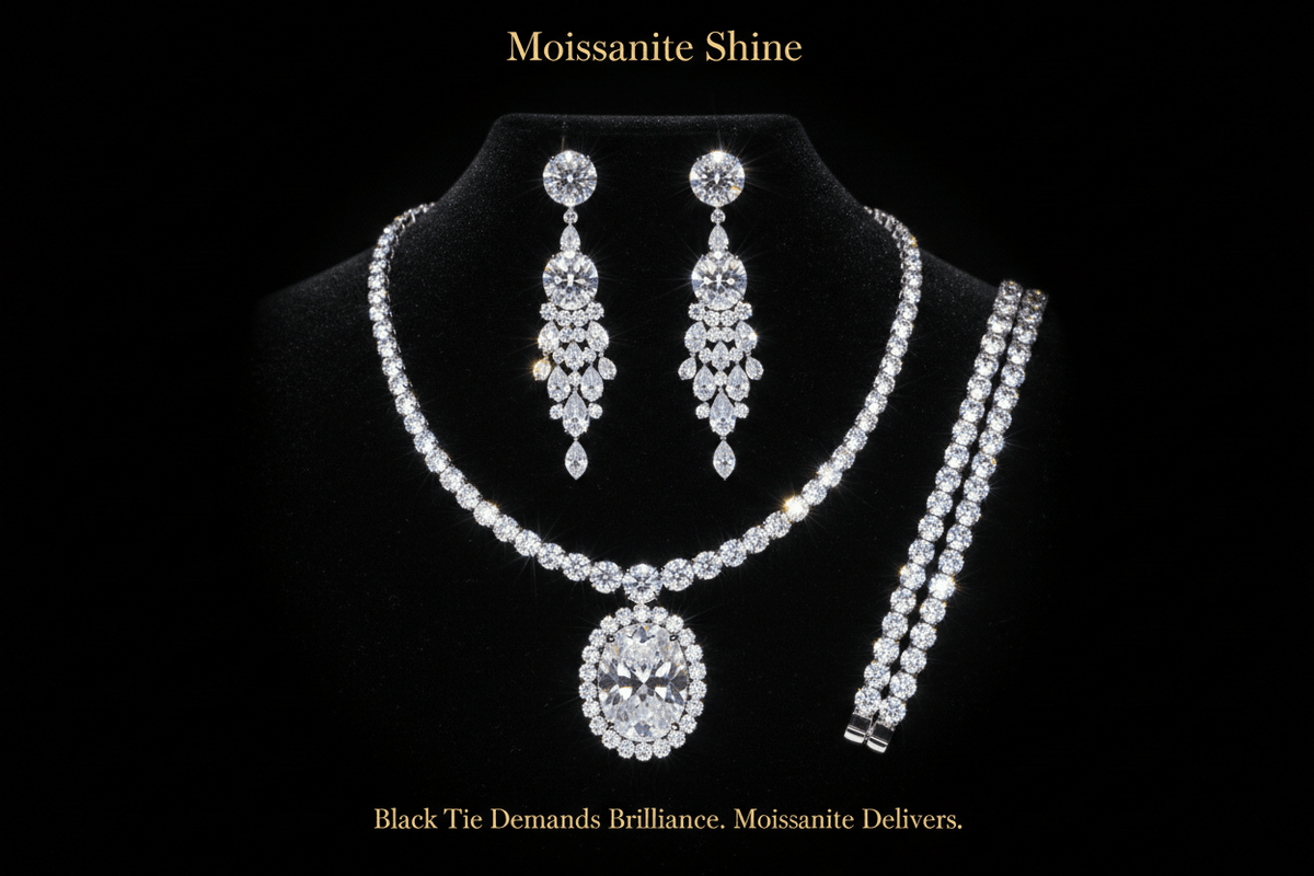 Moissanite for Black-Tie Events: The Complete Style Guide - Moissanite Shine