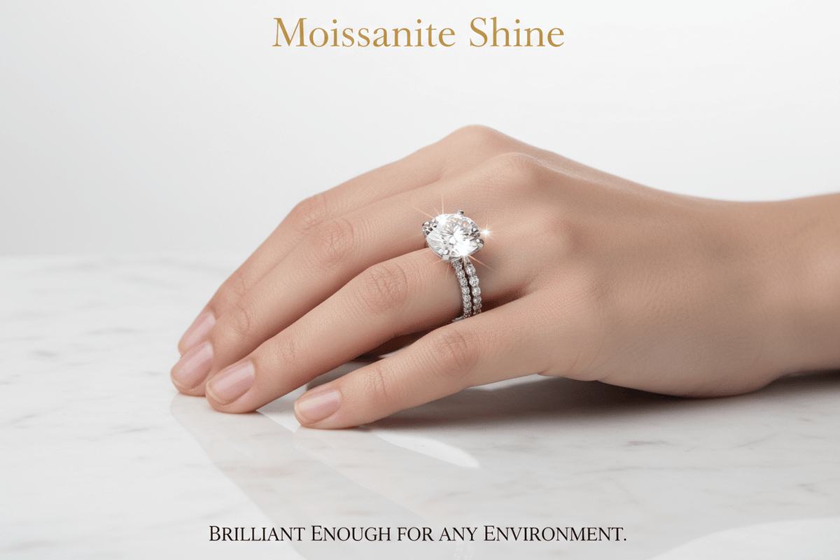 Moissanite for the Dentist & Dental Hygienist: The Ring That Survives the Operatory - Moissanite Shine