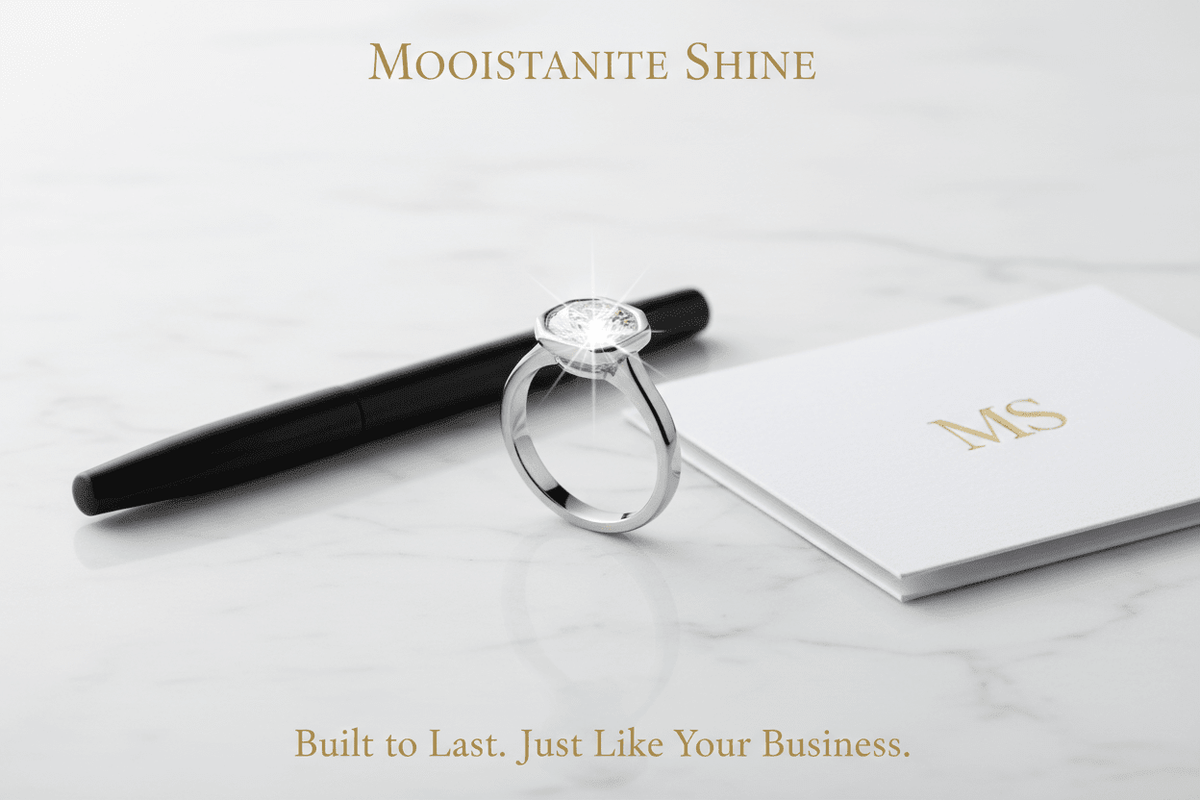 Moissanite for the Entrepreneur: The Ring That Works as Hard as You Do - Moissanite Shine
