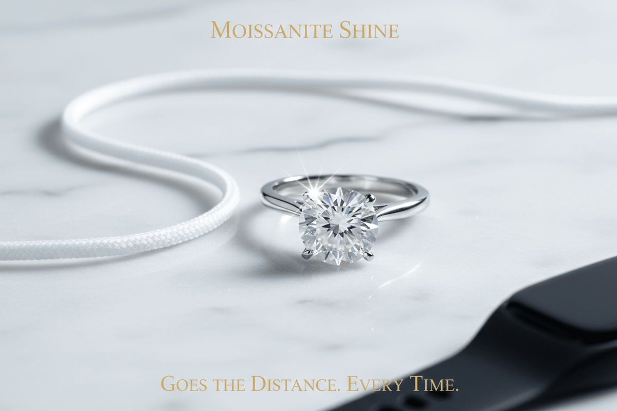 Moissanite for the Marathon Runner & Endurance Athlete: The Ring That Goes the Distance - Moissanite Shine
