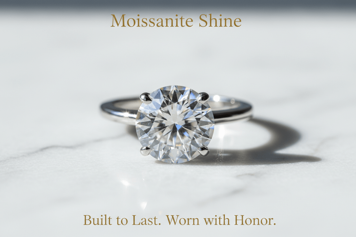 Moissanite for the Military Veteran: Honor, Durability & Smart Value - Moissanite Shine