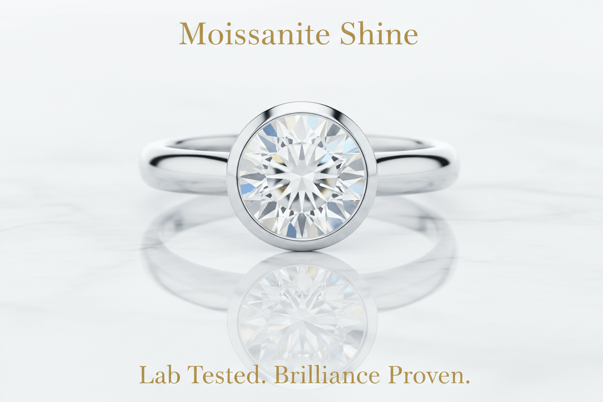 Moissanite for the Pharmacist & Lab Technician: The Ring That Survives the Lab - Moissanite Shine