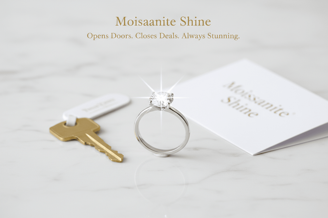 Moissanite for the Real Estate Agent: The Ring That Works as Hard as You Do - Moissanite Shine