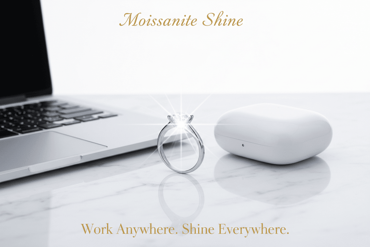 Moissanite for the Remote Worker & Digital Nomad: The Ring That Goes Everywhere - Moissanite Shine