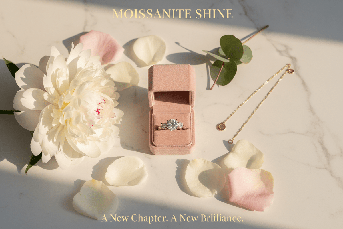 Moissanite for the Second Engagement: A New Chapter, A New Ring - Moissanite Shine