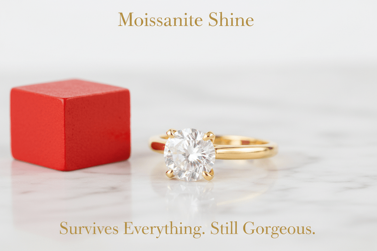 Moissanite for the Stay-at-Home Mom: The Ring That Survives Everything - Moissanite Shine
