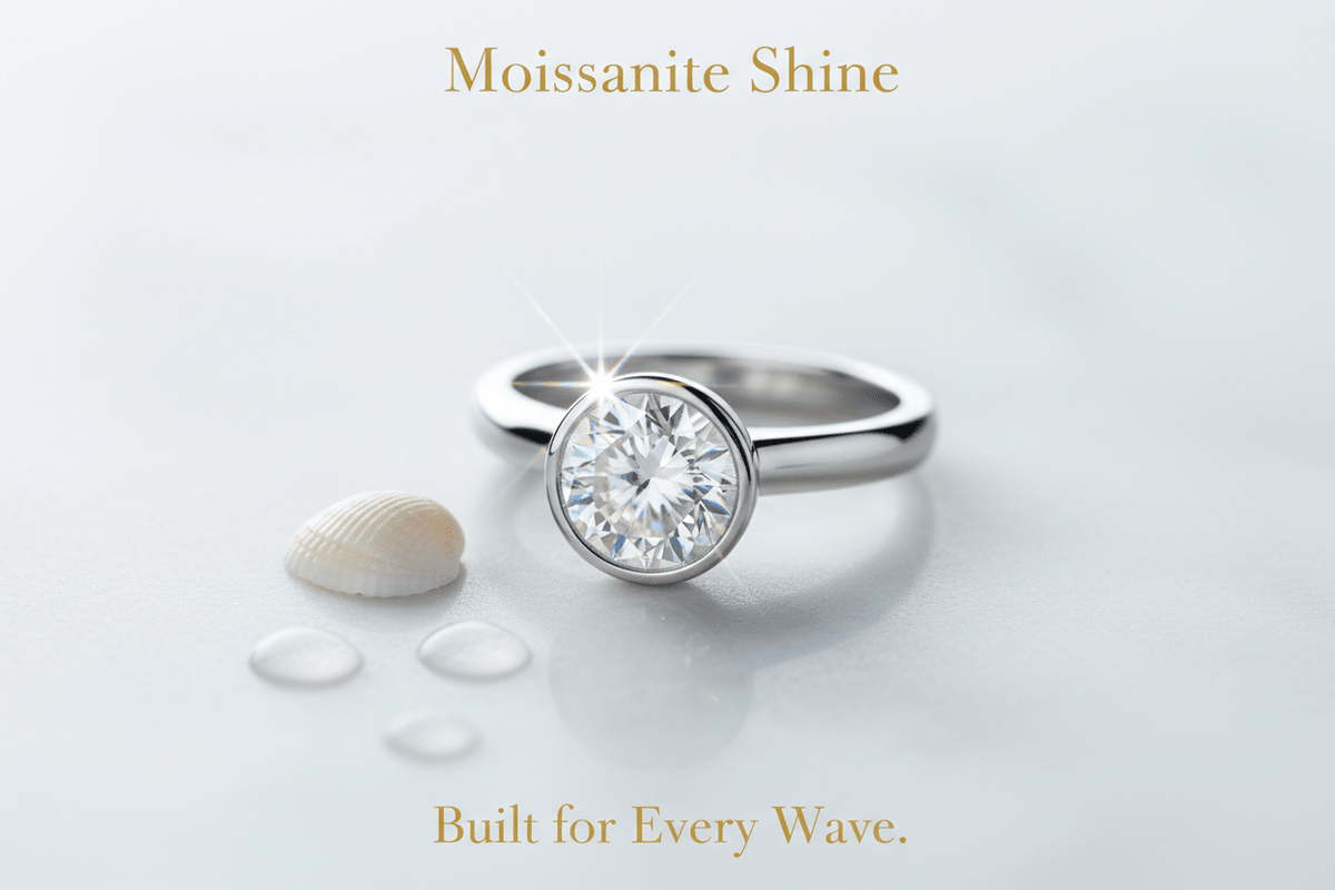 Moissanite for the Water Sports Athlete: The Ring That Handles Every Wave - Moissanite Shine